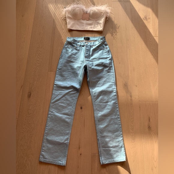 ASOS metallic jeans - Picture 3 of 4